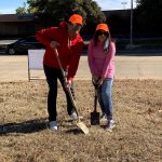 break ground with Dr. Kazi