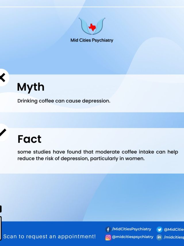 Myth - Drinking coffee can cause depression