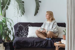 woman sitting